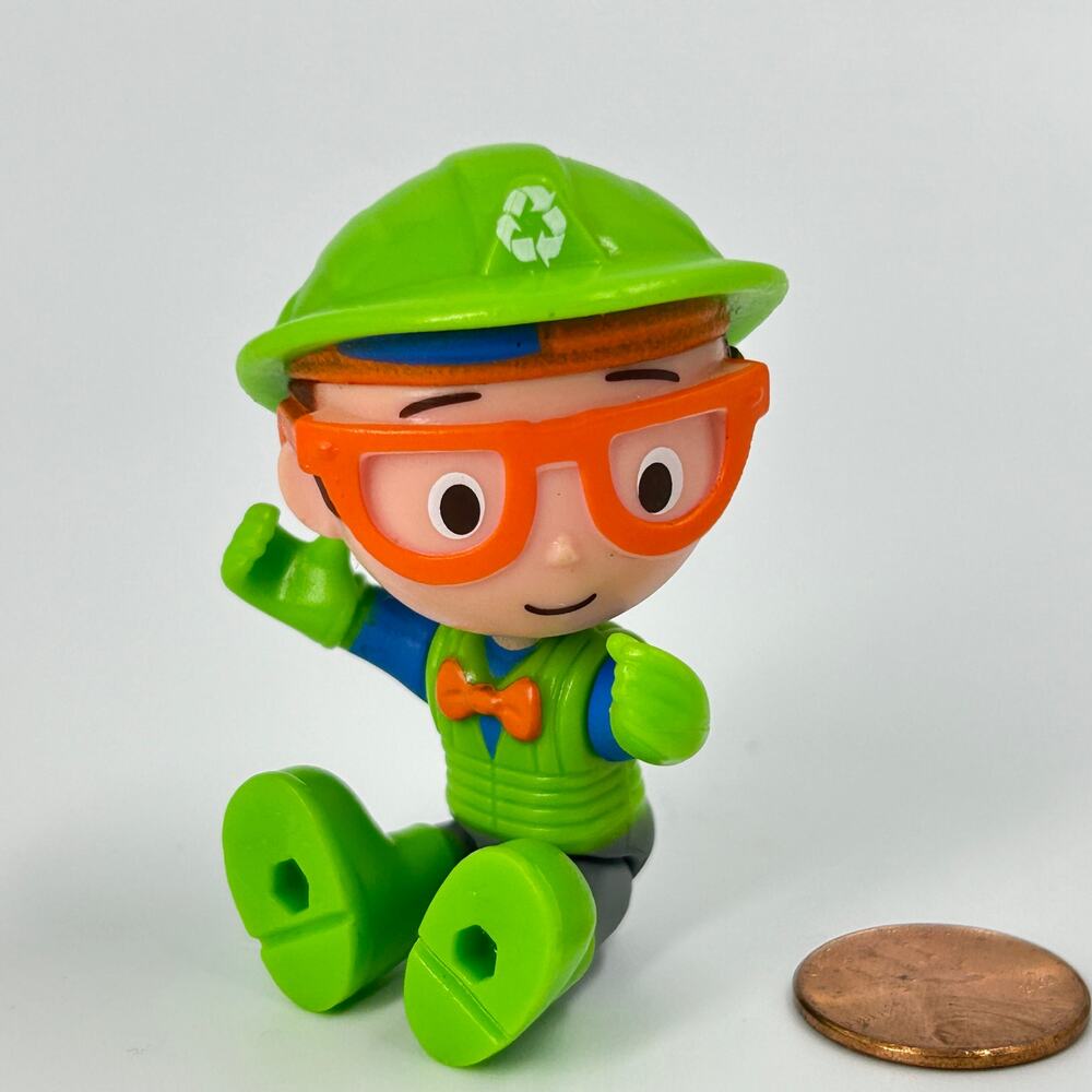Blippi 3" Figure for Recycling Garbage Truck Replacement Toy Kideo Jazwares 2019